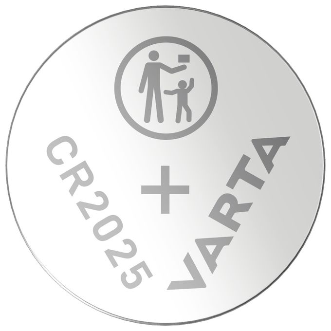 CR2025 Lithium 3 V 1 Stück  Lithium Coin Knopfzelle (Metallisch) 