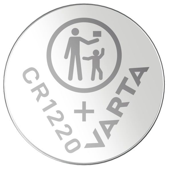 CR1220 Lithium 3 V 1 Stück  Lithium Coin Knopfzelle (Metallisch) 