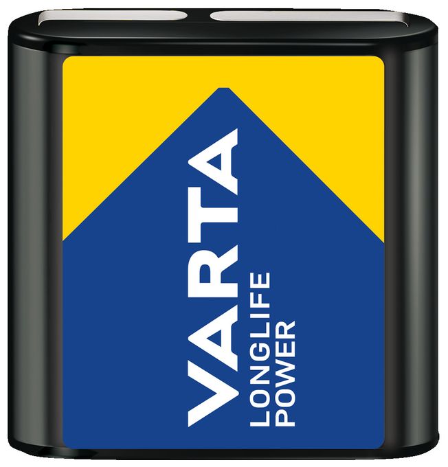 3LR12 Alkali 4,5 V 1 Stück  Longlife Power Flachbatterie (Schwarz) 