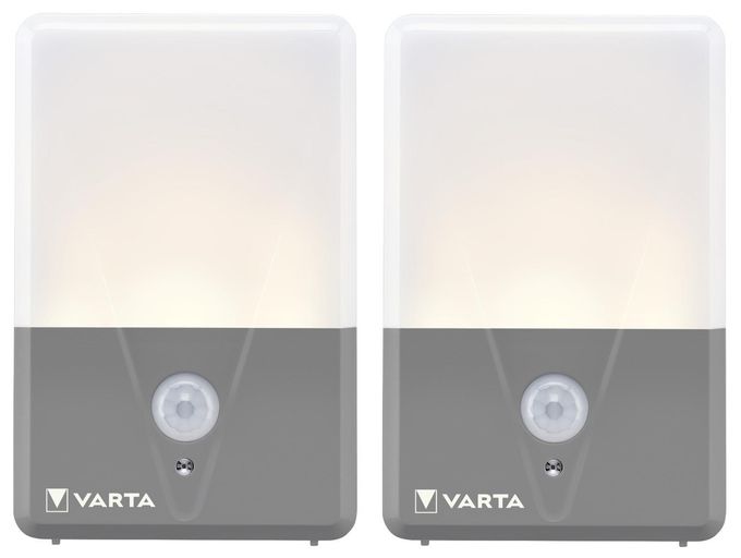 LED Wandbeleuchtung für den Außenbereich Warmweiß Batterie/Akku Motion Sensor Outdoor Light Twin Pack 