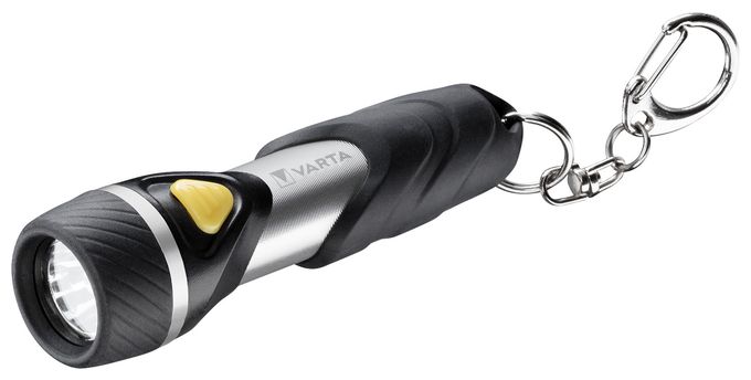 Taschenlampe LED inkl. 1x AAA Batterien, Day Light Key Chain, handliche Schlüsselleuchte, stoßfeste Taschenleuchte, Schlüsselanhänger ideal für Haushalt, Outdoor 