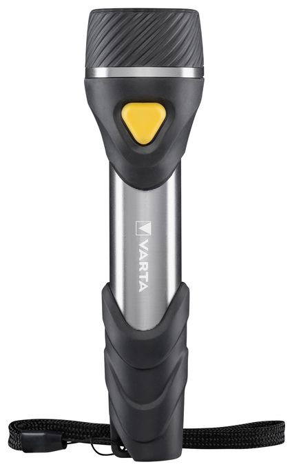 Taschenlampe mit 9 LEDs inkl. 2x AA Batterien, Day Light Multi LED F20 Leuchte, Taschenleuchte mit Anhänger, Lampe ideal für Haushalt, Angeln, Garage, Notfall, Stromausfall, Outdoor 