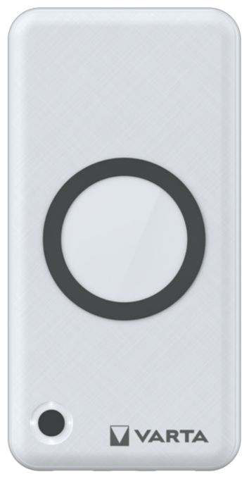 15000 mAh Powerbank USB Typ-C Kabelloses Laden  Wireless (Weiß) 