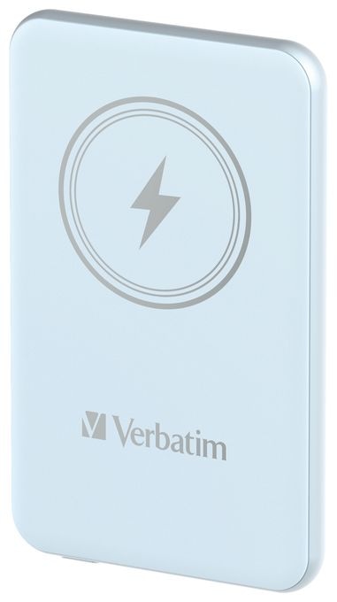 5000 mAh Powerbank USB Typ-C Kabelloses Laden  Charge 'n' Go (Blau) 