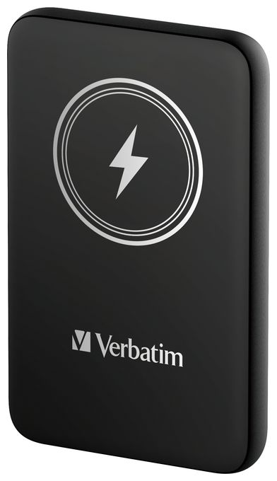 10000 mAh Powerbank USB Typ-C Kabelloses Laden  Charge 'n' Go (Schwarz) 