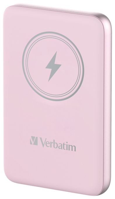 10000 mAh Powerbank USB Typ-C Kabelloses Laden  Charge 'n' Go (Pink) 