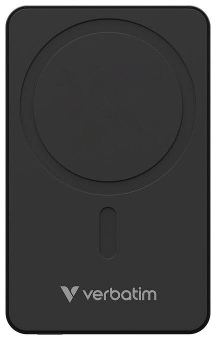 5000 mAh Powerbank USB Typ-C Kabelloses Laden  Charge 'n' Go Essentials (Schwarz) 