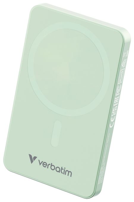 5000 mAh Powerbank USB Typ-C Kabelloses Laden  Charge 'n' Go Essentials (Grün) 