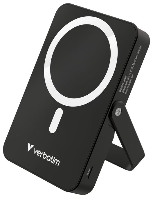 10000 mAh Powerbank USB Typ-C Kabelloses Laden  Charge 'n' Go Magnetic Wireless (Schwarz) 