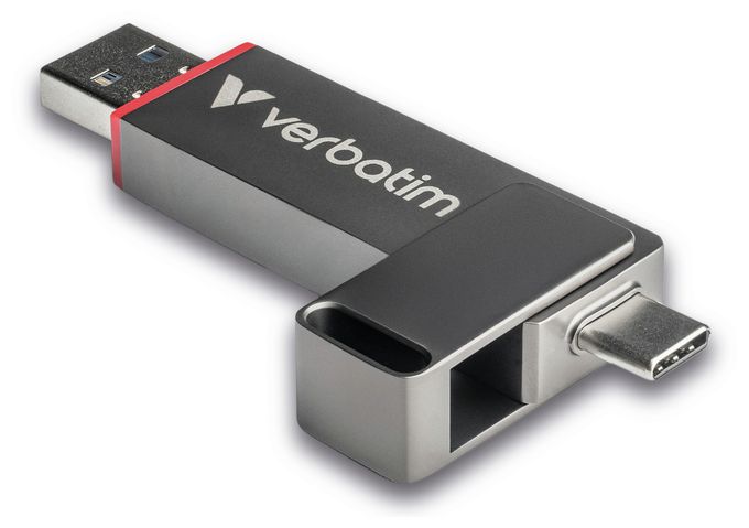 USB Type-A / USB Type-C Stick 512 GB  Dual QuickStick (Grau) 