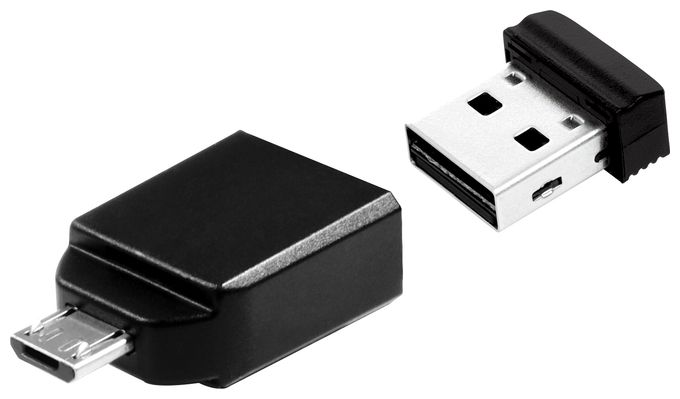 USB Typ-A Stick 32 GB  Nano (Schwarz) 