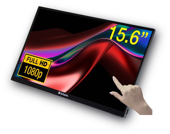 Full HD Monitor 39,6 cm (15.6 Zoll) 16:9 6 ms 250 cd/m²  PMT-15 (Schwarz) 