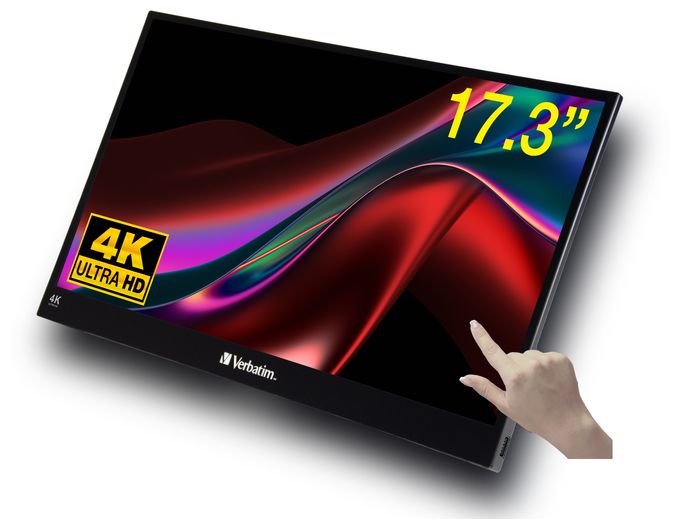 4K Ultra HD Monitor 43,9 cm (17.3 Zoll) 16:9 6 ms  PMT-17 (Schwarz) 
