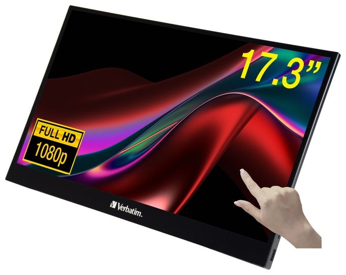 Full HD Monitor 43,9 cm (17.3 Zoll) 16:9 6 ms 300 cd/m²  PMT-17 (Schwarz) 