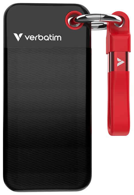 1 TB SSD M.2  Pocket (Schwarz, Rot) 