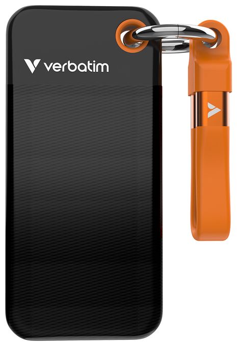 2 TB SSD M.2  Pocket (Schwarz, Orange) 