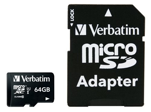 MicroSDXC Speicherkarte 64 GB Class 1 (U1) Klasse 10 Premium 