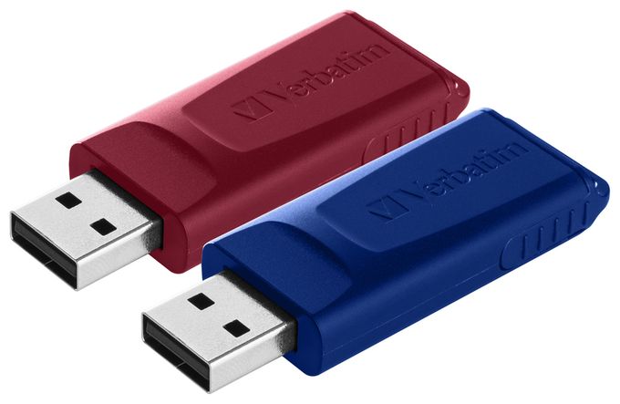 USB Typ-A Stick 32 GB  Slider (Blau, Rot) 