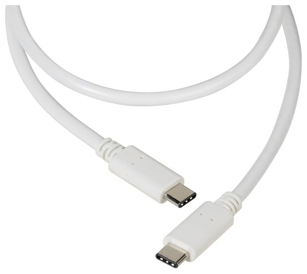 Stecker USB C auf USB C 1,2 m  37561 (Weiß) 