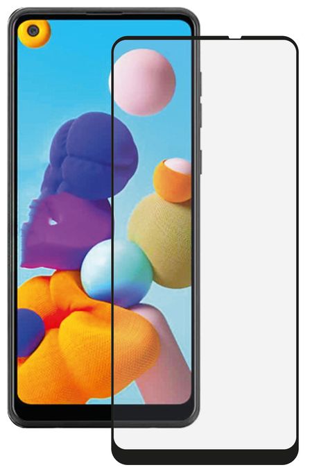 Klare Bildschirmschutzfolie gehärtetes Glas 9H für  Samsung Galaxy A21 Kratzresistent, Schockresistent 61744 