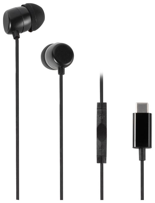 In-Ear Kopfhörer Kabelgebunden USB Typ-C  61752 WEVVSP10USBC-BK (Schwarz) 