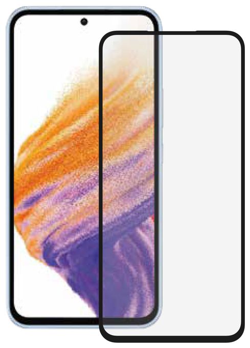 Klare Bildschirmschutzfolie gehärtetes Glas 9H für  Samsung Galaxy A54 5G Stoßfest, Schmutzabweisend, Kratzresistent, Splitterfrei 63544 