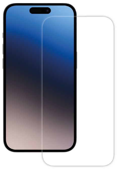 gehärtetes Glas 9H für  Apple iPhone 15 Pro Schmutzabweisend, Schlagfest, Kratzresistent, Splitterfrei 63939 