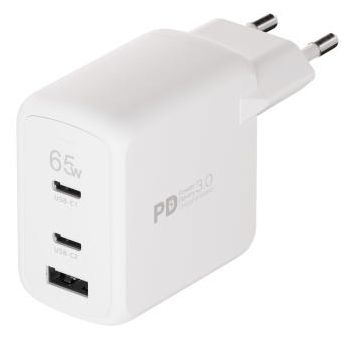63961 Power Delivery 3.0 Dreifach USB Schnellladegerät max. 65W 