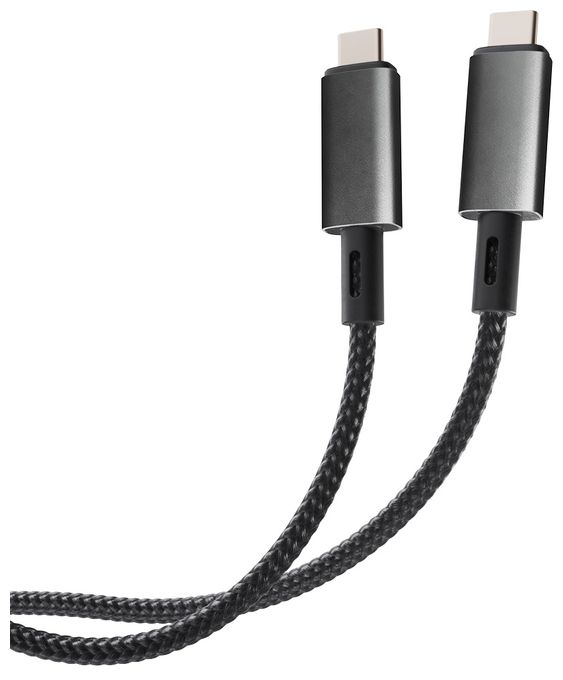 40 Gbit/s Stecker USB C auf USB C bis 240 W 1 m  64014 (Schwarz) 