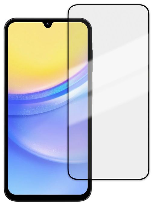 Klare Bildschirmschutzfolie gehärtetes Glas 9H für  Samsung Galaxy A15 5G Schmutzabweisend, Schlagfest, Kratzresistent, Splitterfrei 64060 