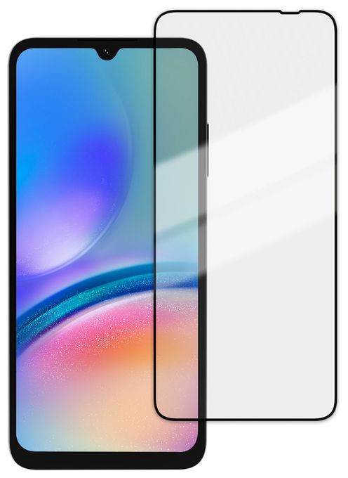 Klare Bildschirmschutzfolie gehärtetes Glas 9H für  Samsung Galaxy A05s Schmutzabweisend, Schlagfest, Kratzresistent, Splitterfrei 64068 