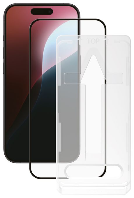 Klare Bildschirmschutzfolie gehärtetes Glas 9H für  Apple iPhone 16 Pro Stoßfest, Schmutzabweisend, Schlagfest, Kratzresistent 64226 
