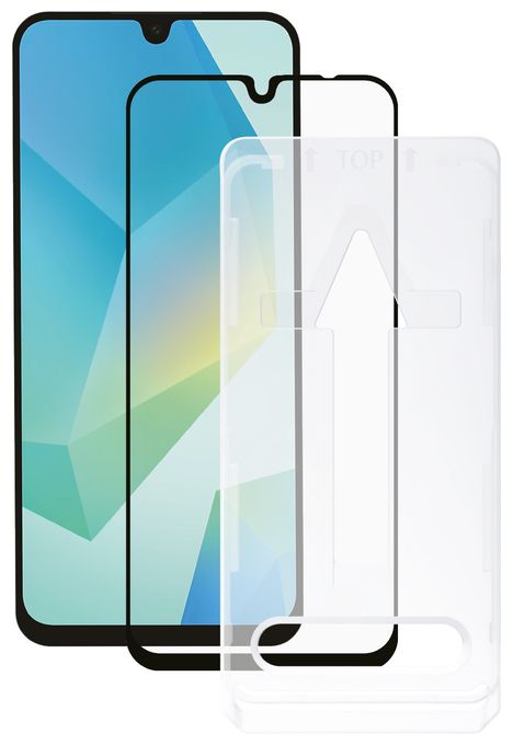 Klare Bildschirmschutzfolie gehärtetes Glas 9H für  Samsung Galaxy A16 5G Stoßfest, Schmutzabweisend, Schlagfest, Kratzresistent 64354 
