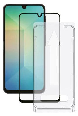 Klare Bildschirmschutzfolie Glas 9H für  Samsung Galaxy A26 5G Stoßfest, Schmutzabweisend, Schlagfest, Kratzresistent 64488 