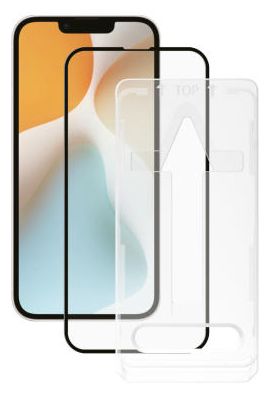Klare Bildschirmschutzfolie gehärtetes Glas 9H für  Apple iPhone 16e (2025) Stoßfest, Schmutzabweisend, Schlagfest, Kratzresistent 64492 