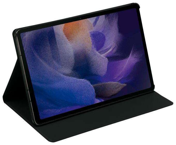 Folio aus Kunstleder für Samsung Galaxy Tab A8 (2021) bis 26,7 cm (10.5") Kratzresistent, Schockresistent (Schwarz) Book Case 