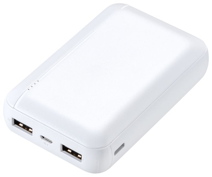 10000 mAh Powerbank Micro-USB + USB Type-C  Fast Charge (Weiß) 