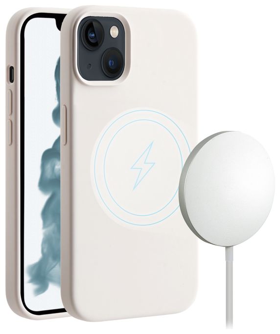 Cover für Apple iPhone 14  Mag Hype (Beige) 