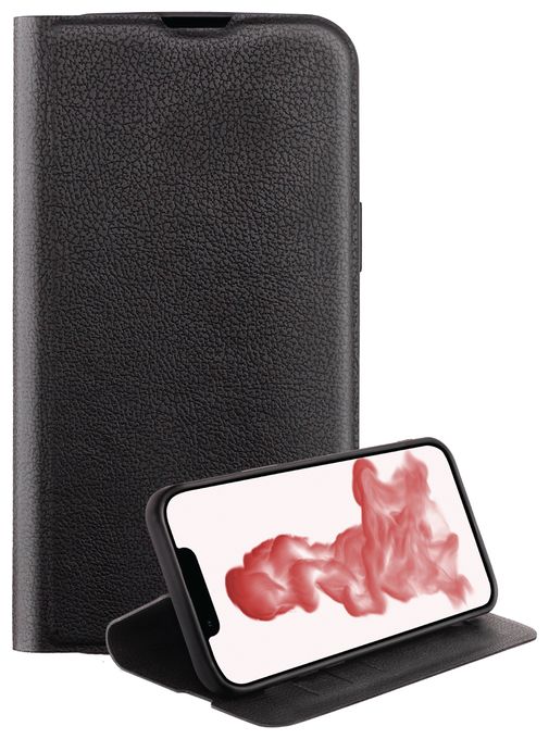 Geldbörsenhülle für Apple iPhone 14 Plus  Premium Wallet (Schwarz) 