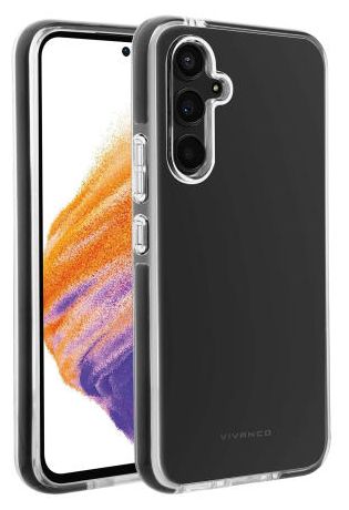 Cover für Samsung Galaxy A54 5G (Schwarz, Transparent) Rock Solid 