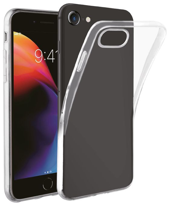 Cover für Apple iPhone SE (2.Gen), iPhone 8, iPhone 7, iPhone 6s  Super Slim (Transparent) 