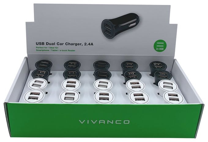 USB Dual Car Charger 