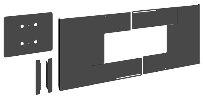 bis 177,8 cm (70") PFA9159 Display-Rückabdeckung, Querformat 65-70" 