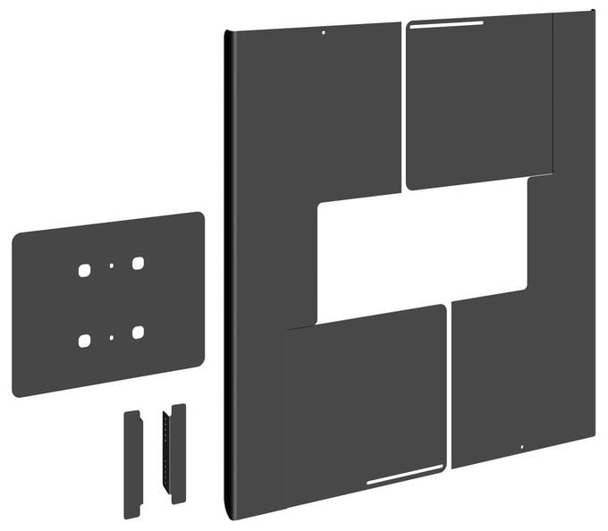 bis 2,18 m (86") PFA9164 Display-Rückabdeckung Hochformat 84-86" 