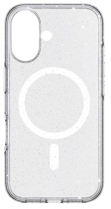 Cover für Apple iPhone 16  Mag Glitter Case (Transparent) 