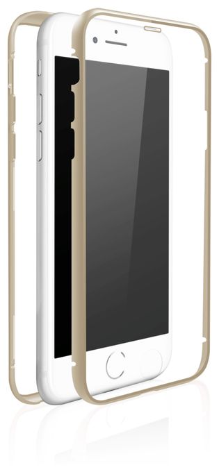 Cover für Apple Apple Iphone 7/8  360 Glass (Gold, Transparent) 