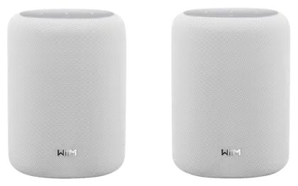 100 W WLAN Lautsprecher mit Bluetooth Amazon Alexa & Google Assistant  Sound LITE Twin Pack (Weiß) 