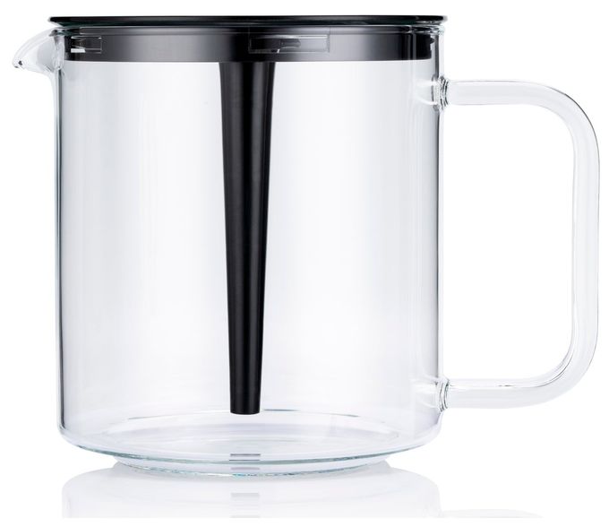 Karaffe (Schwarz, Transparent) 631845 Glaskanne 