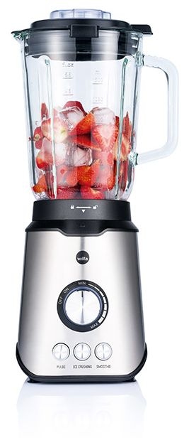 1,5 l Standmixer 1000 W  BL-1000S (Schwarz, Edelstahl) 