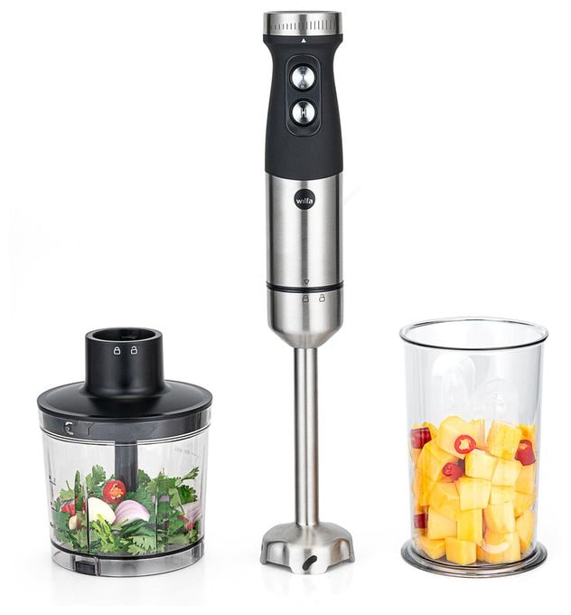 Tragbarer Mixer 1000 W  Fusion Set (Schwarz, Stahl) 